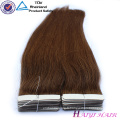 Vente chaude Alibaba Grand Stock Direct Usine Bleu Colle Ruban Remy Bande Extensions de Cheveux